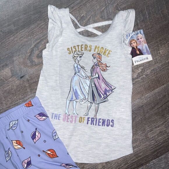 Frozen Toddler Girls Outfit Set - Picture 2 of 3